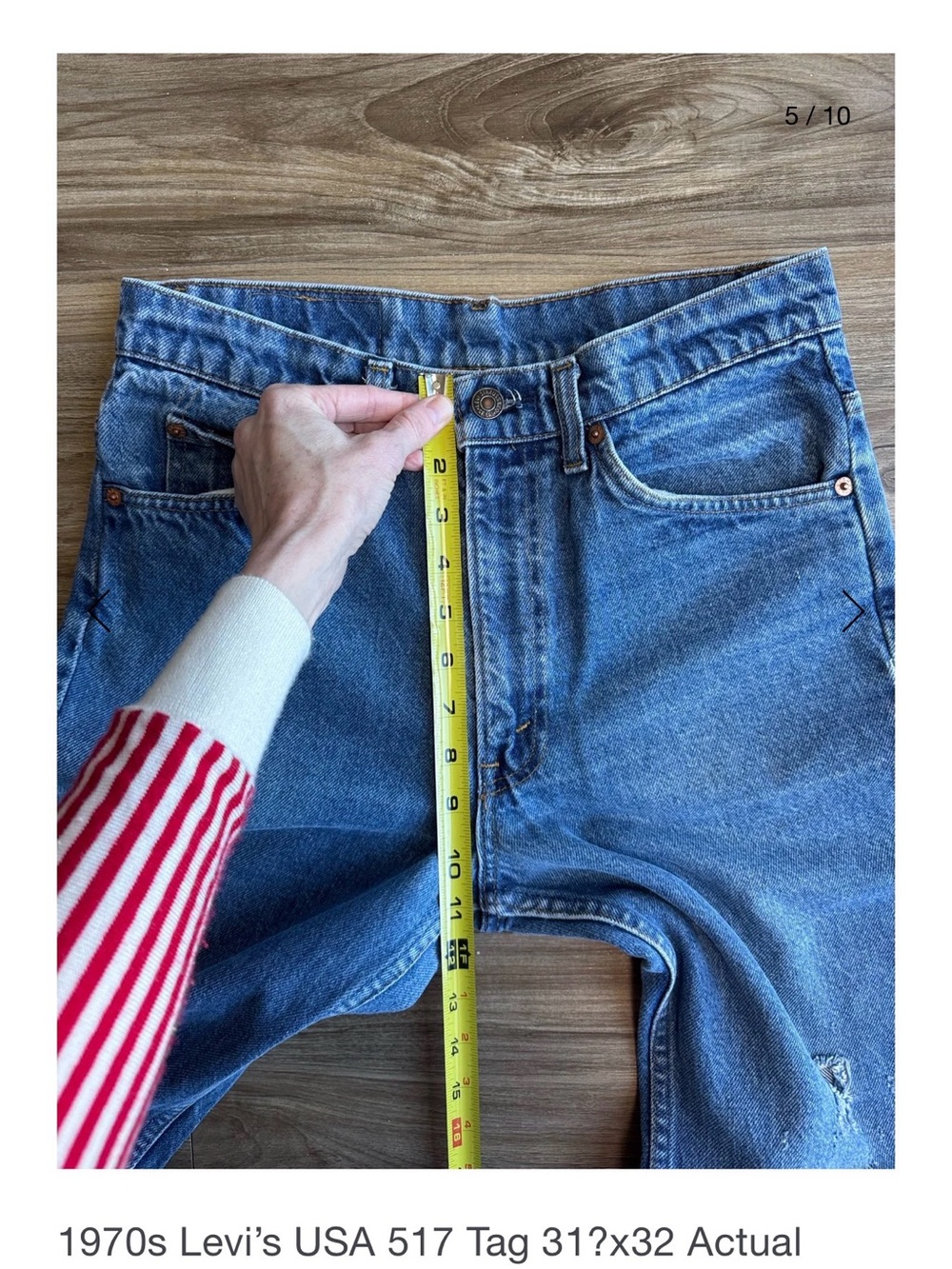 1970s Levi's USA 517 Tag 31?x32 actually more like 26/27
Vintage 517 - Picture 13 of 14